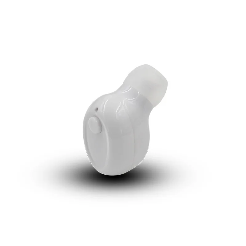 Queenview невидимая мини 4,1 Bluetooth гарнитура стерео Беспроводная fone de ouvido музыкальные наушники Магнитная Индуктивная зарядка с микрофоном - Цвет: White