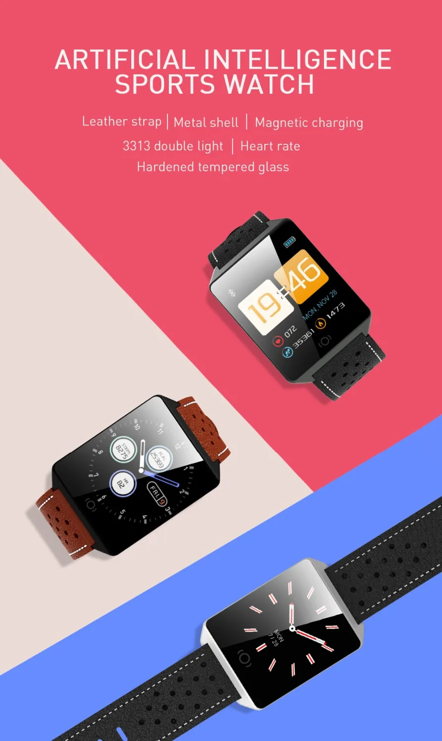 CK19 Смарт часы для IOS Android мужские Bluetooth спортивные женщин браслет здоровья