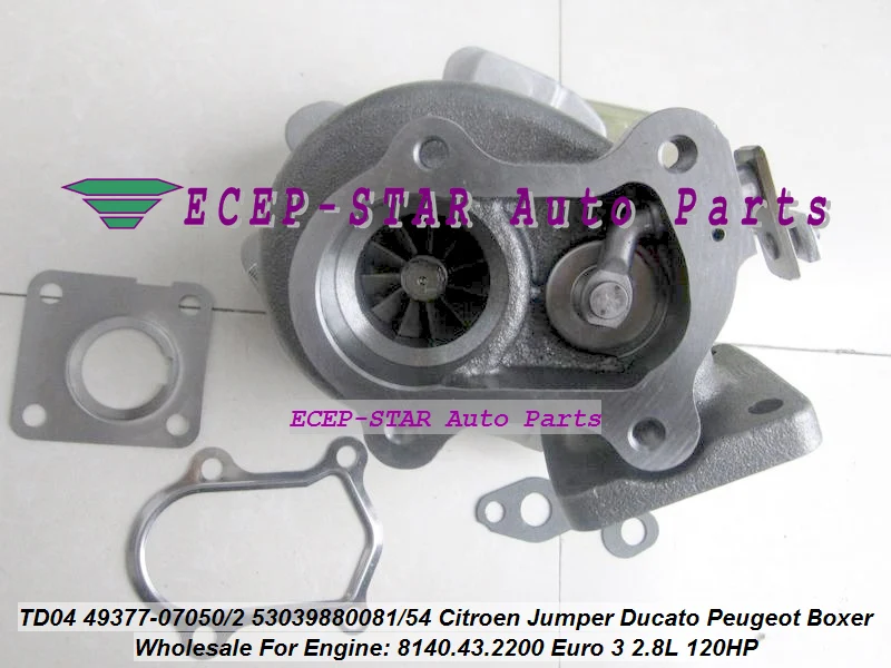 Турбокомпрессор Turbo TD04 53039700081 53039700054 49377 07050 07052 для Citroen Jumper Fiat Ducato Peugeot Boxer л|turbo
