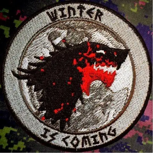 Нашивка с вышитым логотипом волк|iron on|iron on patchesiron logo |