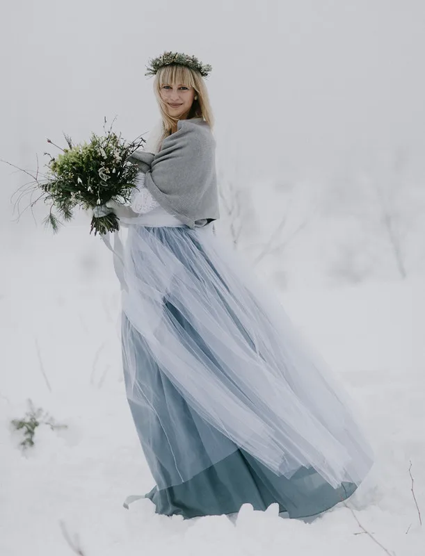 OUSHILUO свадебное платье 2019 два Кружева бальное Robe De Soiree отделяет фатиновую юбку без