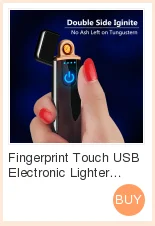 Умный футляр для сигарет с электронной зажигалкой USB плазменная турбо Вольфрамовая Зажигалка Водонепроницаемый держатель 20 шт тонкие сигареты