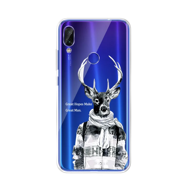 Силиконовый чехол с узором для Xiaomi Redmi Funda для Xiaomi Redmi Note 7 pro Redmi note 6 pro 6 6A чехол s защитный чехол из ТПУ - Цвет: 32
