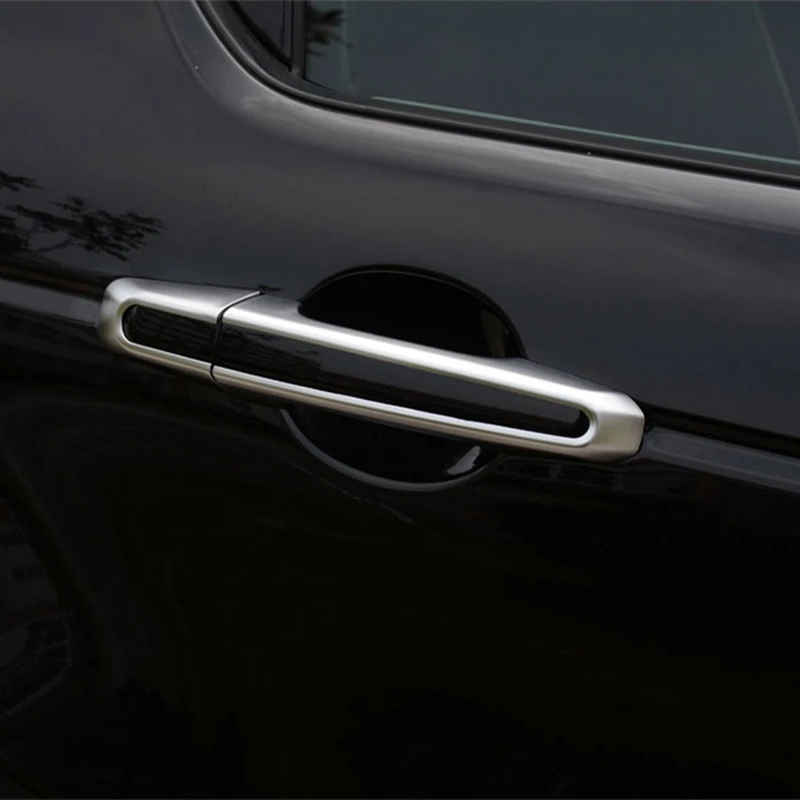 MONTFORD ABS Хромированная боковая дверная ручка Накладка наклейки рамки 8 шт.