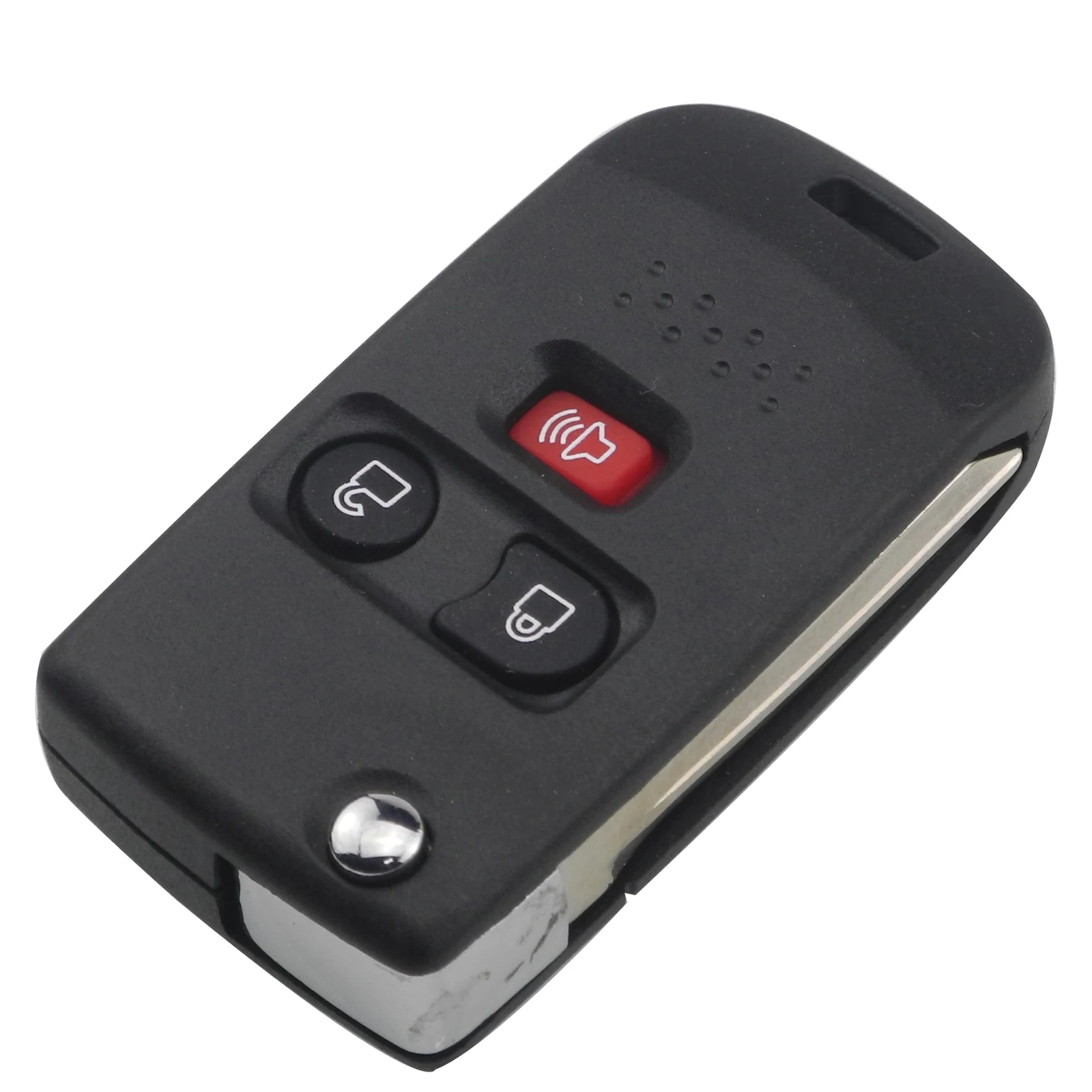 Jingyuqin 3 Buttons Remote Floding Flip Car Key Shell FOB For 2001 2011 Ford Mercury for Mazda Switchblade Modify Styling|Ключ от авто| |
