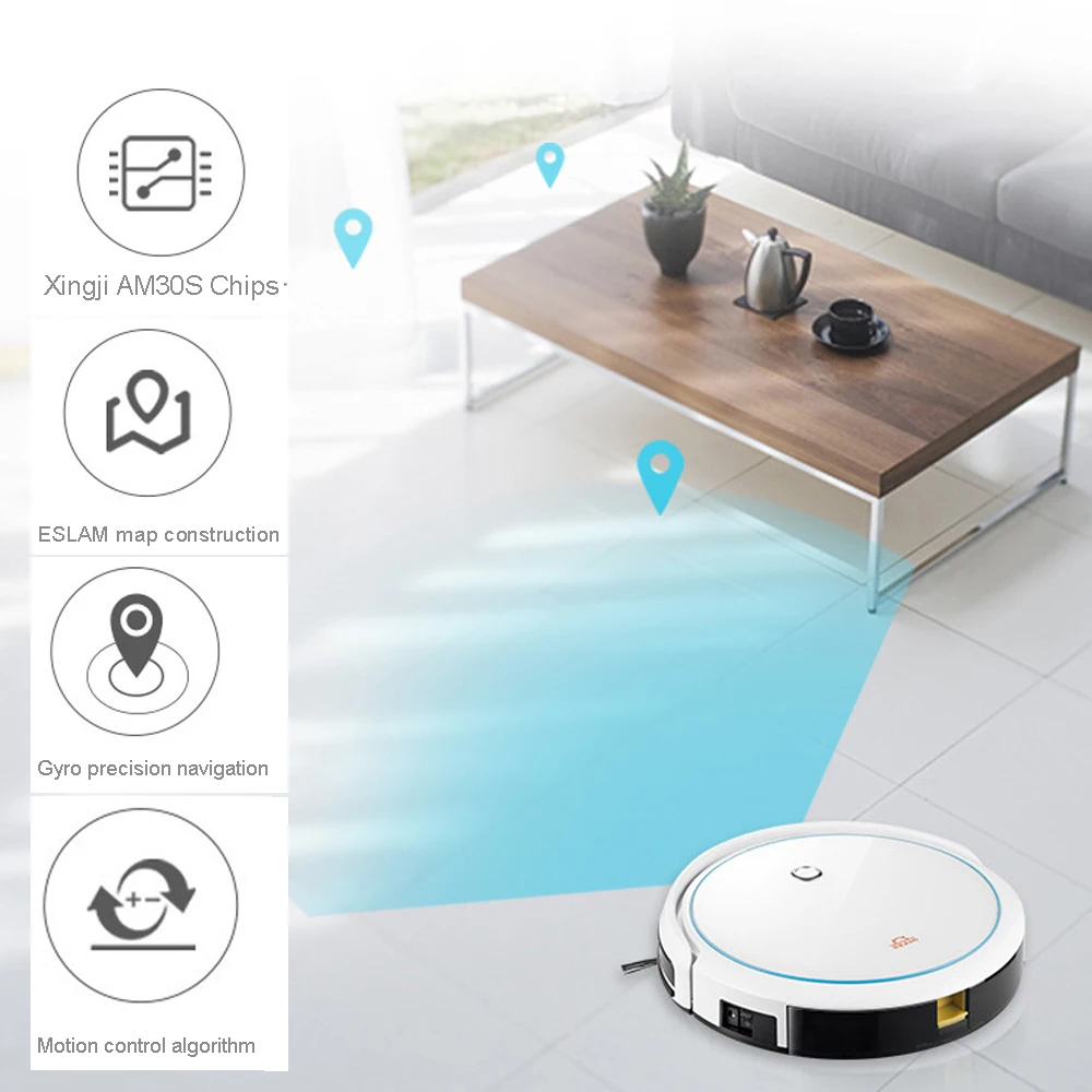 IMASS A3K1 1200PA Robot Vacuum Cleaner Gyro Navigation Induction Water Tank 350ML 5 Clean Modes | Бытовая техника