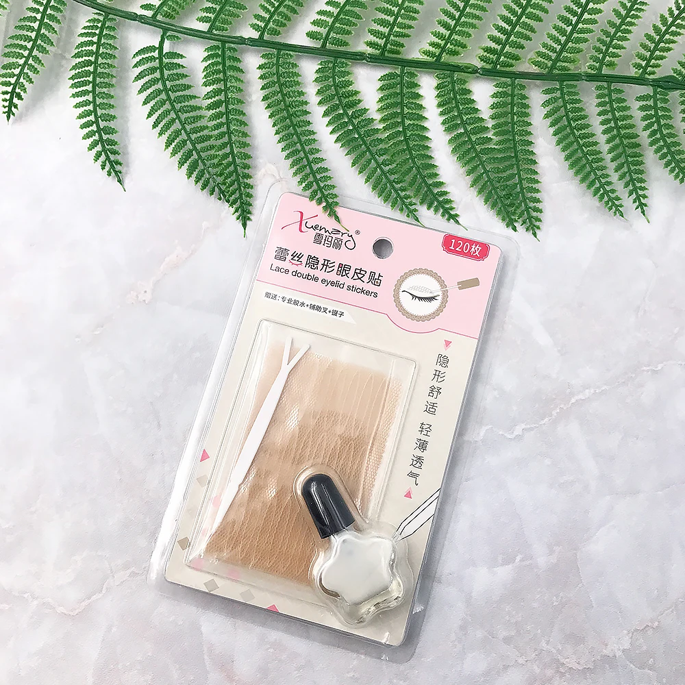 Xuemali 120 Pc размеры s и m akeup ясно кружева Невидимый век Стикеры полоса большие глаза S