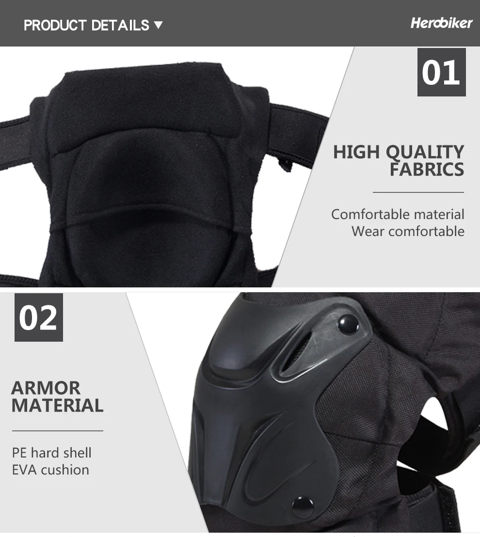 Motorcycle Jacket Riding Protection Armor Motorbike Motocross Equipment Racing Body Armor Moto Ptotective Gears Combination