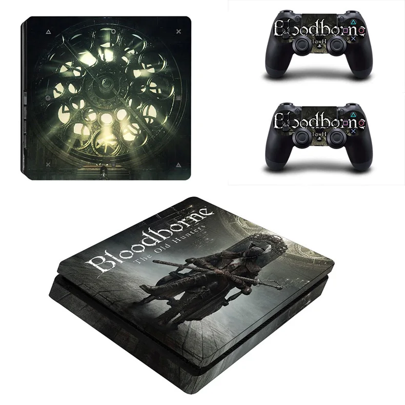 Bloodborne PS4 Slim Skin Play station 4 тонкие наклейки для sony Playstation 4 Slim PS 4 Slim консоли и контроллера - Цвет: YSP4S-1331