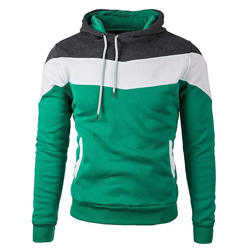 05 Autumn Casual Men's Skateboarding Hoodies Multicolor Splice Pullovers Sport Hoodie Man Gym Fitness Casual Long Sleeve Coat - Цвет: 05