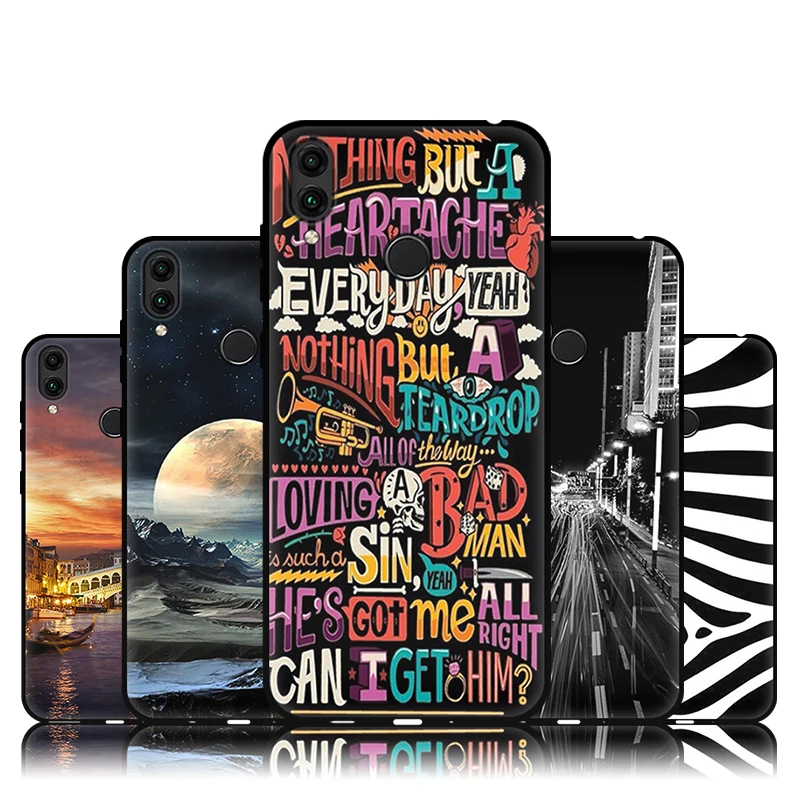 Мультяшный силиконовый чехол JURCHEN для телефона Huawei Honor 8C Honor8C из ТПУ Модный мягкий
