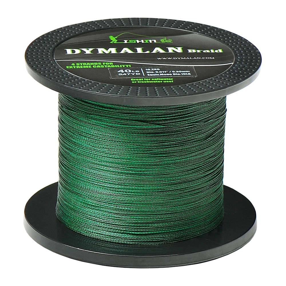 DYMALAN леска 500 м ловли карпа шнур 4 нити Pesca Multifilament море морской Экстрим Сильный 10 80LB