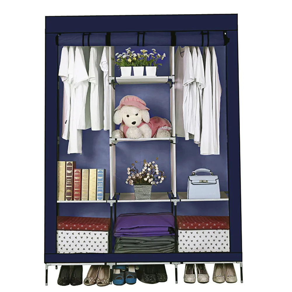 Лидер продаж 2018 переносной гардеробный шкаф 4 цветов органайзер для хранения