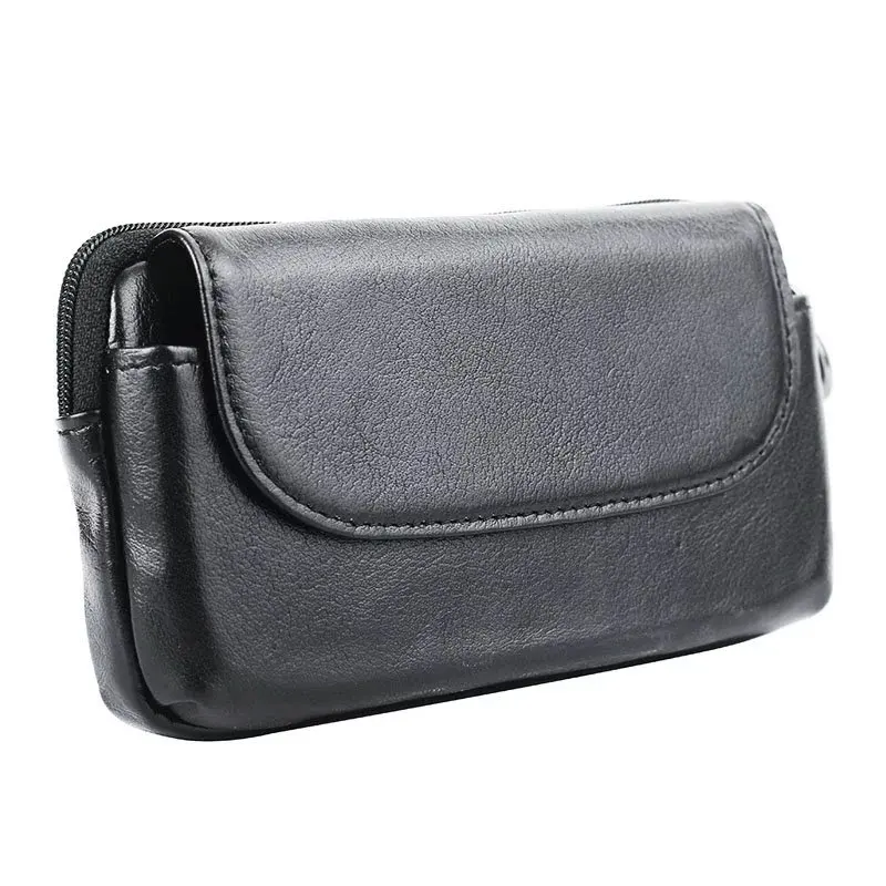 Универсальный Люкс Натуральной Кожи Поясная Сумка Бумажник Случаях Для HTC один A9