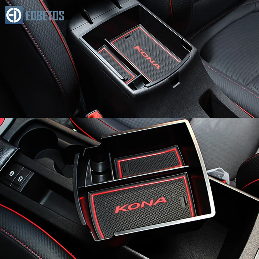 Подлокотник коробка для хранения для hyundai Kona Encino Kona центральная консоль контейнер-Корзина лоток