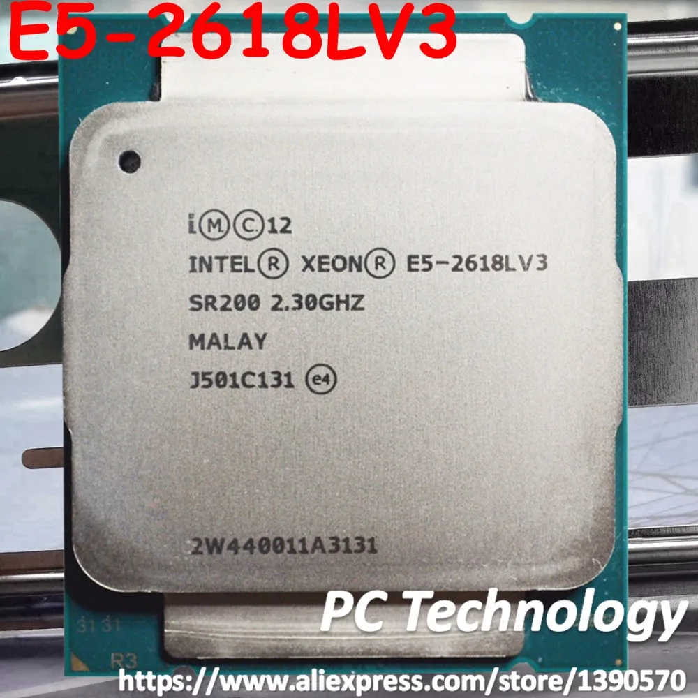 Оригинальный телефон Intel Xeon E5 2618LV3 2 30 GHZ 8 Cores 20MB 2618L V3 Бесплатная доставка|intel xeon|xeon
