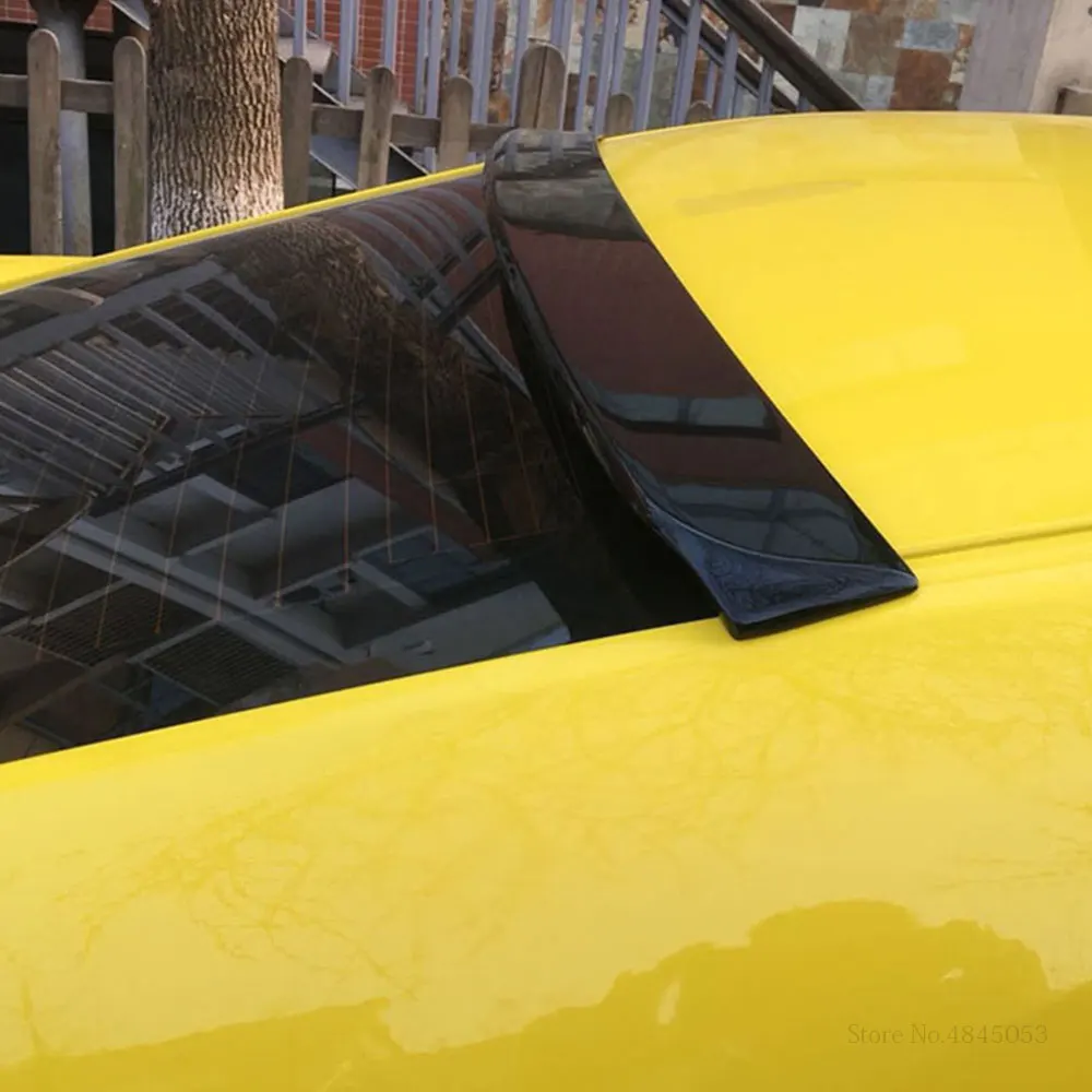 Черный спойлер на крышу для Chevrolet Camaro 2010-2017 высококачественный АБС-пластик задний