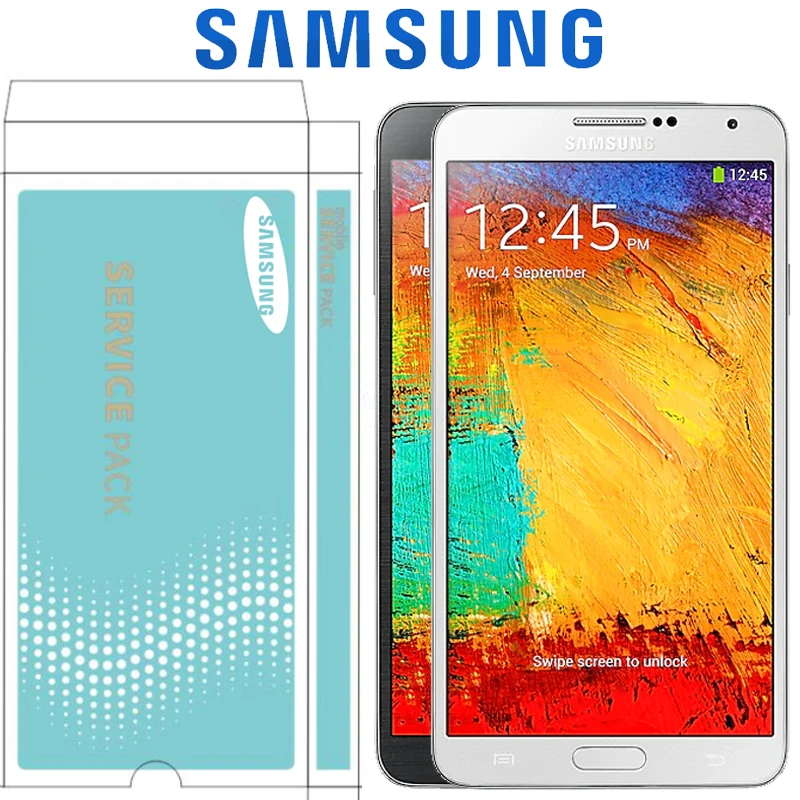 5,5 ''SUPER AMOLED ЖК-дисплей с рамкой для SAMSUNG Galaxy Note3 Note 3 Neo Мини Lite N7505 Дисплей Сенсорный экран планшета