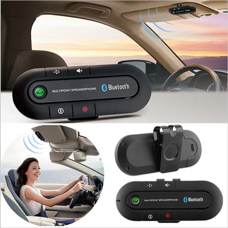 Hands free Phone Беспроводной Bluetooth гарнитуры автомобильный FM трансмиттер MP3