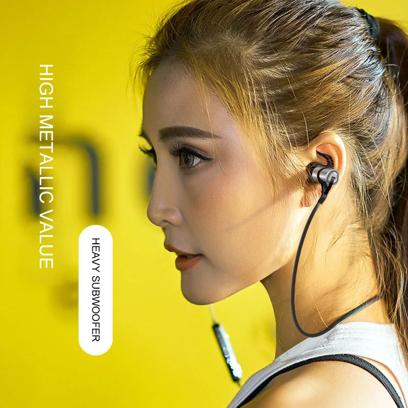 BINYEAE Bluetooth наушники с микрофоном Sweatproof Спорт Беспроводной Hi Fi бас и Ephones для Xiaomi MP3