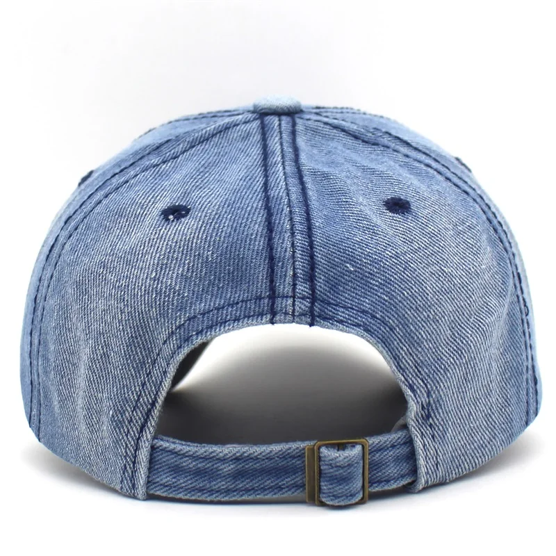 Ditpossible мыть хлопок бейсболки для женщин для мужчин летняя уличная casquette джинсы синий шапки снепбеки