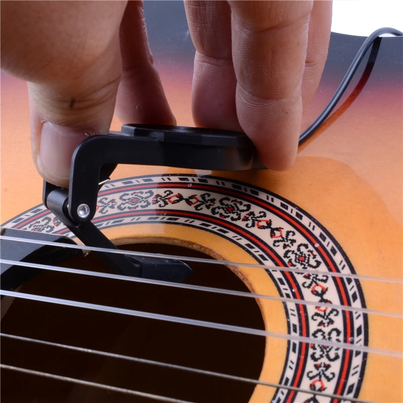 

10PCS Acoustic Guitar Clip-on SoundHole Pickup with 6.35mm Plug for Ukulele Mandlin