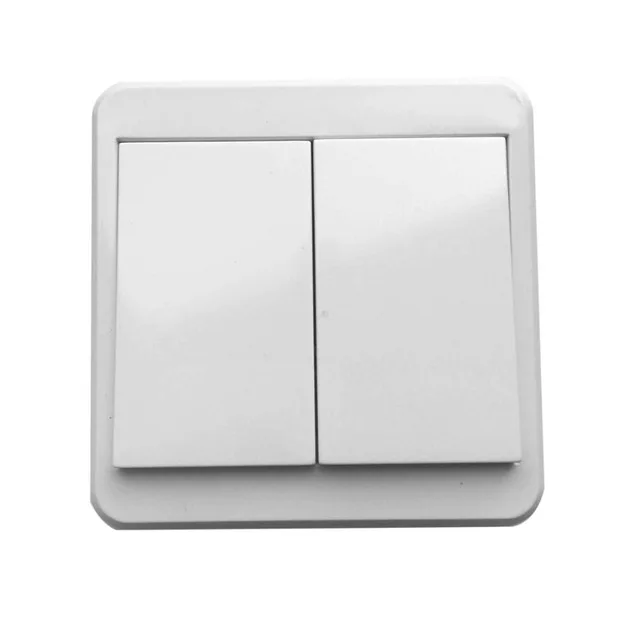 QIACHIP 433Mhz 220V 2CH беспроводной пульт дистанционного управления релейный модуль приемника и 2CH пульт дистанционного управления s настенная панель RF передатчик - Цвет: 2 Button Remote