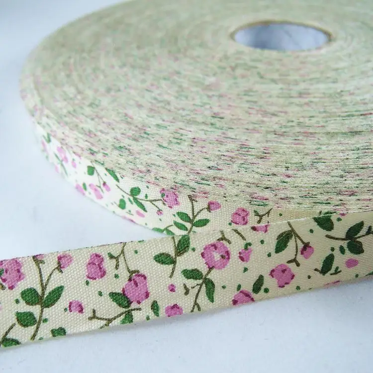 Rosered green flower 17 видов стилей 5/" 15 мм хлопок ленты DIY тесьма ленты для шитья и упаковки аксессуары ткань тканевые ленты 20 ярдов - Цвет: Rosered green flower