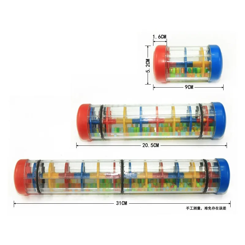 3 размера детская погремушка дождь звук игрушки/Орф музыка инструментальная