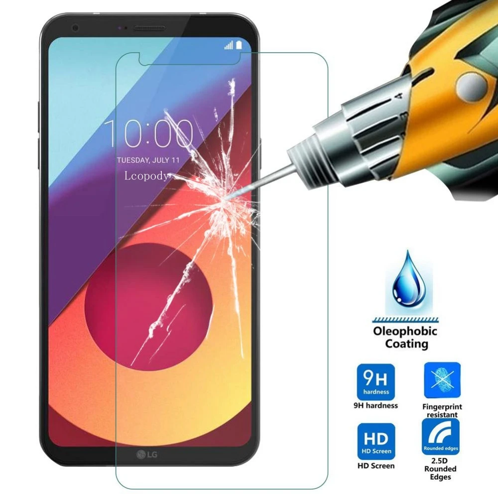 2 шт Защитное стекло для экрана для LG Q6 закаленное стекло для LG Q6 стекло для LG Q6a Q6 Plus M700N закаленная плёнка wolfrule [