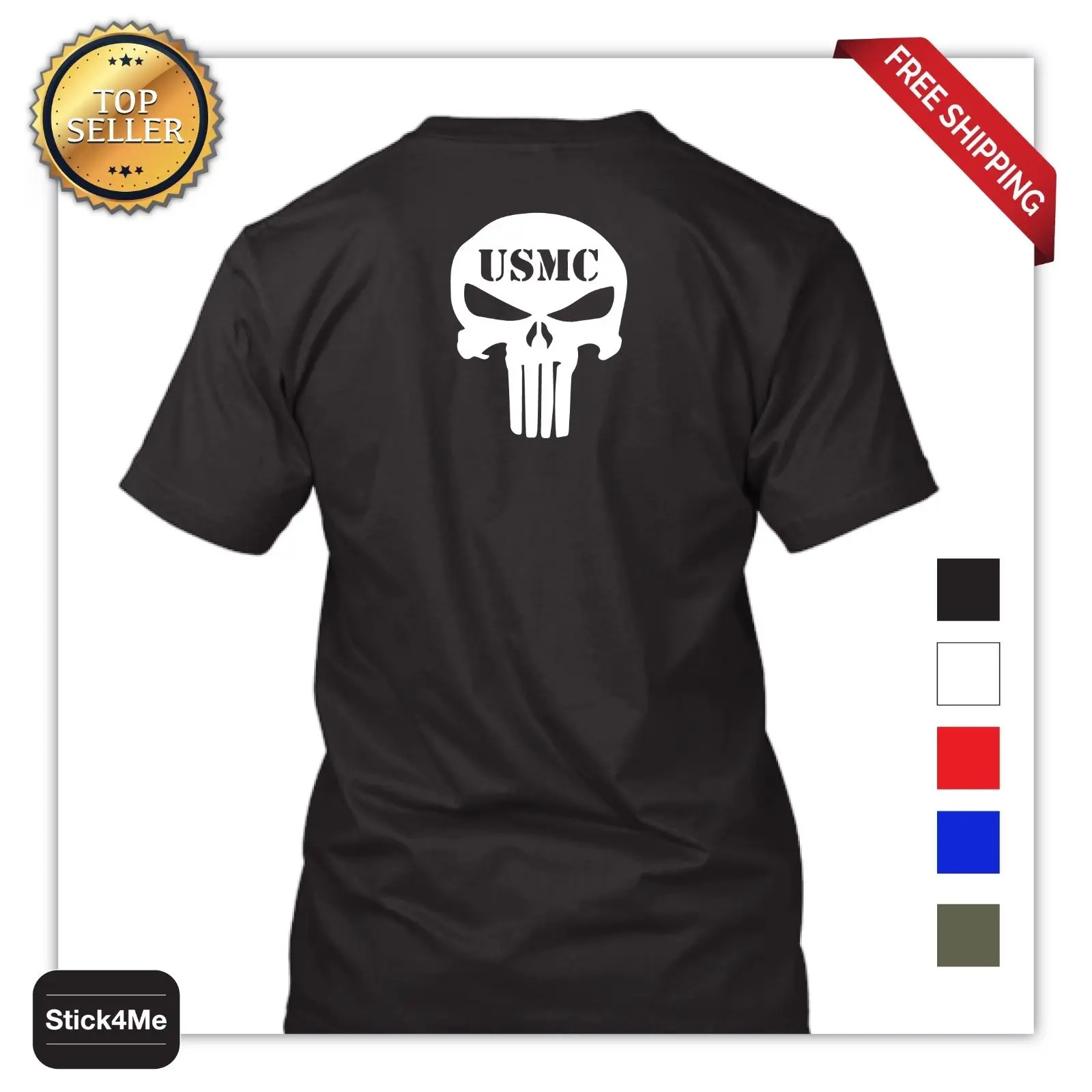 Бесплатная доставка летняя модная новая армейская Футболка USMC 100% хлопок Ранняя