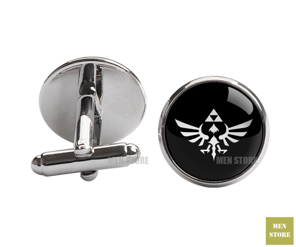 Legend of Zelda Symbol Мужской Жаккардовый тканый тонкий узкий 2," галстук 6 см Галстук Свадебная вечеринка галстук для жениха запонки LK060M