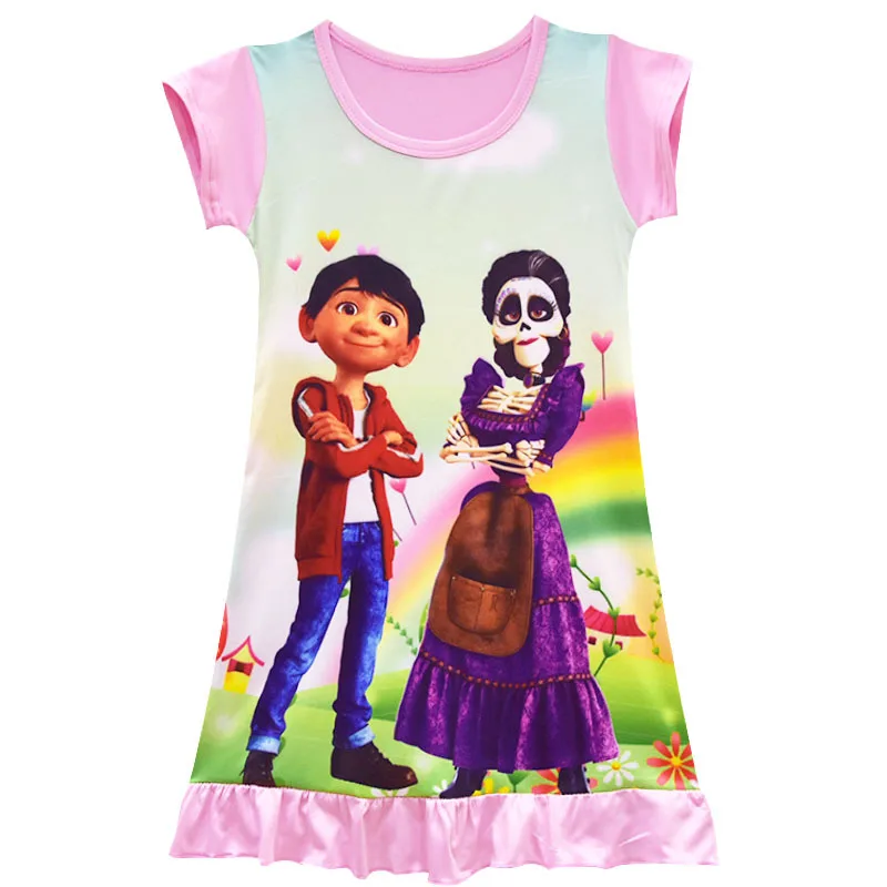 Kids child children Mia and me dress Cartoon Clothes clothes Short Sleeve Dress COCO MIA 8859 | Детская одежда и обувь