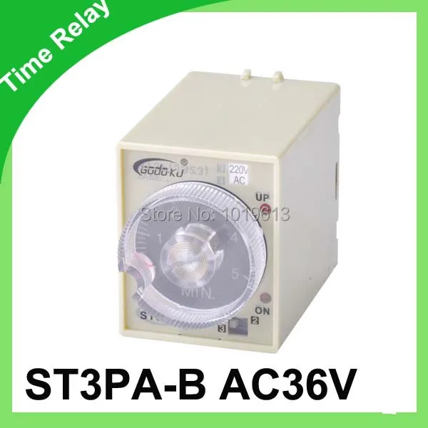 

Мини реле времени с гнездом 8 контактов ST3PA-B