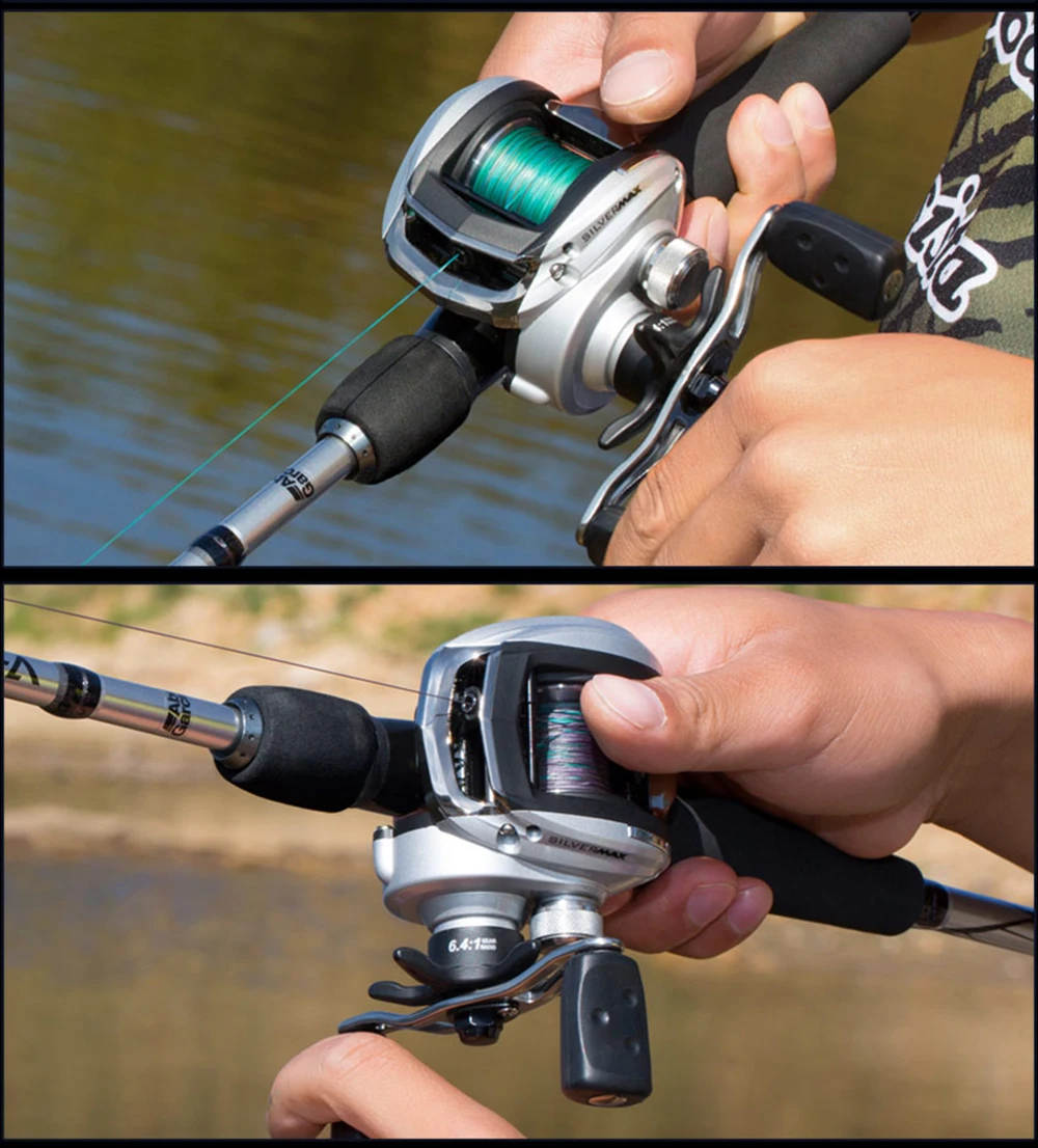 Abu Garcia модель серый Max3 SMAX3 правой и левой руки катушек спининга с забрасыванием наживки 6,4: 1 207 г Макс Перетащите 8 кг катушка для заброса приманки
