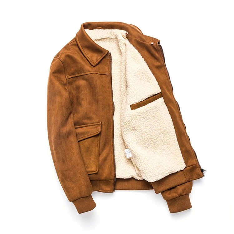 Мужская теплая армейская куртка с воротником стойкой и меховым