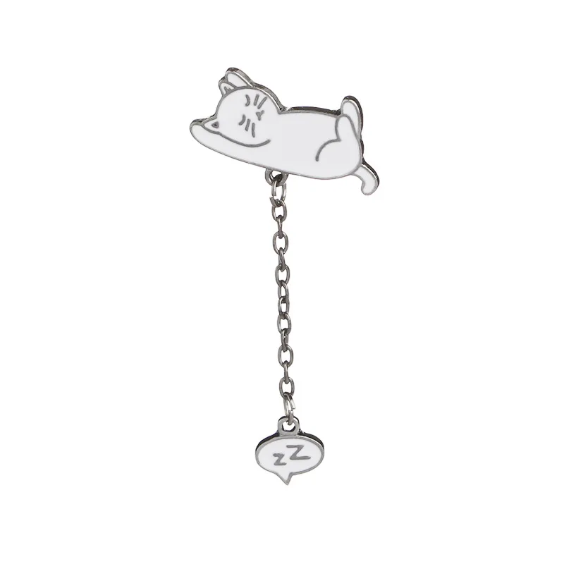 Высокое качество мультяшная брошка с изображением слона поросенка пингвина кота