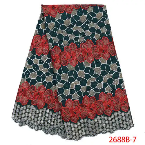 Picture -7 Швейцарская вуаль кружева в швейцарском стиле Tissu Dentelle синие нигерийские кружевные ткани африканские платья для женщин швейцарская кружевная ткань NA2688B-1 - Цвет: Picture -7