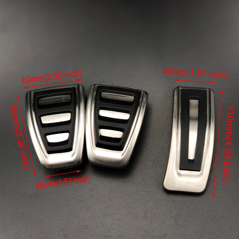 2 шт./компл. Спорт топлива педаль тормоза для Audi A4 A4L A6L A7 S7 A8 S4 RS4 A5 S5 RS5 8T Q5 SQ5 Q7 8R/для Porsche Macan Boxter Cayenne для леворульных автомобилей