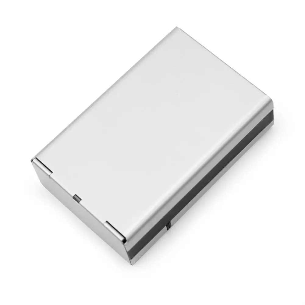 Портативный унисекс металлический алюминиевый портсигар для сигарет табак