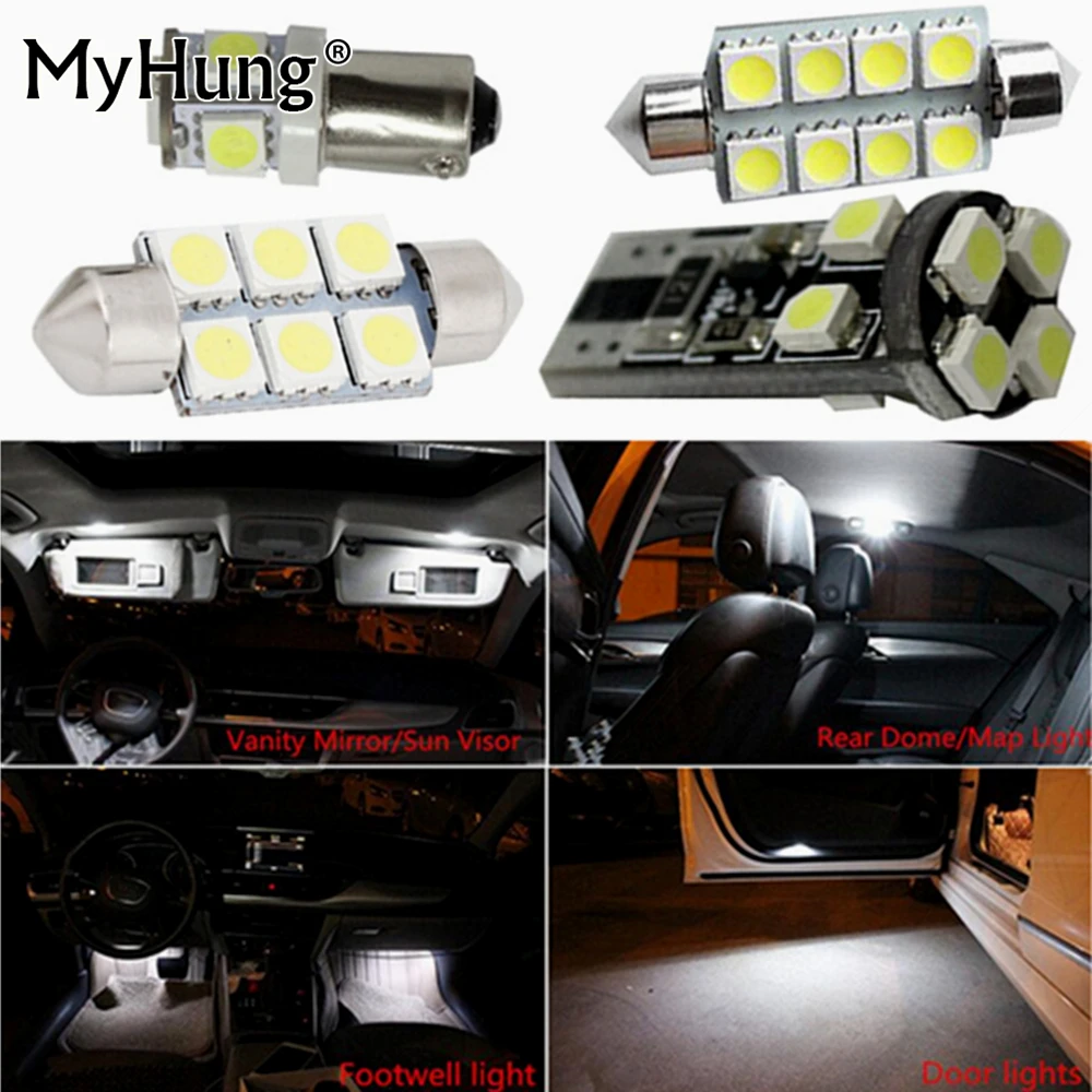 

Canbus LED interior light Kit Package for Audi A4 S4 B6 B7 Sedan Avant 2002-2008 Lights Bulb Reading Dome Lamp Door Light 18pcs
