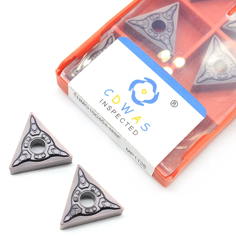 

High quality TNMG160404 MSF MP1125 Tungsten carbide insert CNC Lathe cutter tool for steel TNMG160404 External Turning tool