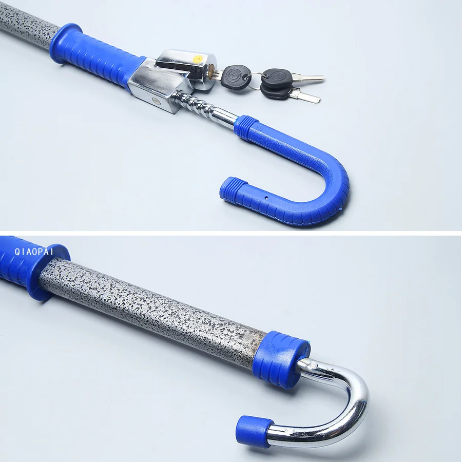 Выдвижной замок на рулевое колесо автомобиля универсальный Противоугонный для