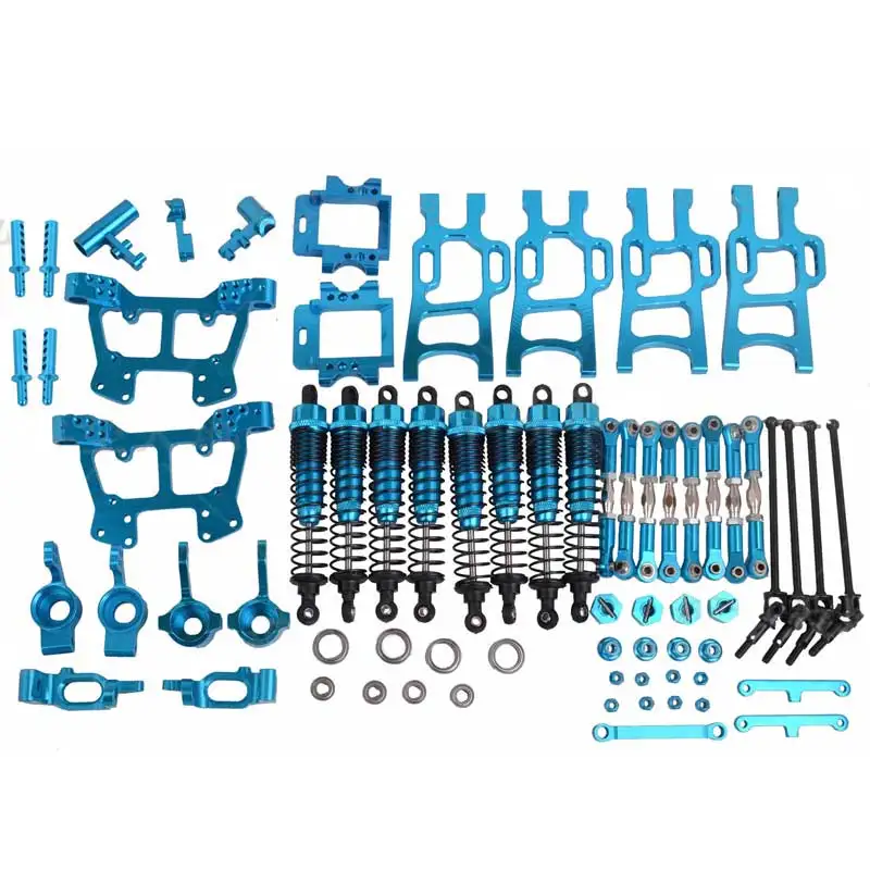 Upgrade Parts Package Blue For HSP RC 1:10 Electric / Nitro Monster Bigfeet Truck 94108 94110 94111 | Игрушки и хобби