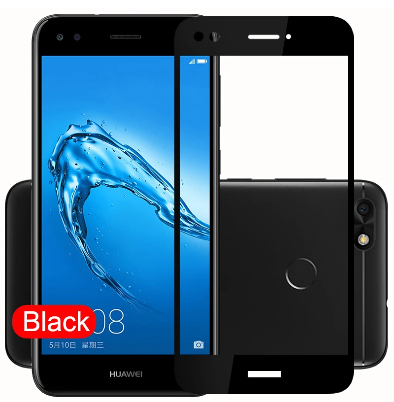 80 PCS/Lot Full Cover Tempered Glass Film For Huawei Enjoy 7/Y6 Pro/P9 Lite mini/Nova 2017 Screen Protector | Мобильные телефоны и