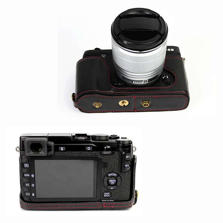 Высококачественный чехол для камеры из искусственной кожи Fujifilm XE1 X E1 Finepix E2 XE2 с