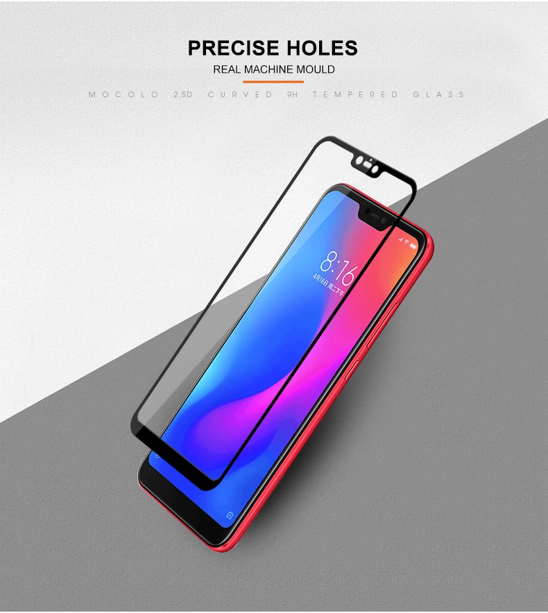 Mocolo, полностью проклеенное закаленное стекло премиум класса для Xiaomi Redmi Note 6 PRO, полное покрытие, Защита экрана для Redmi Note 5, стеклянная пленка
