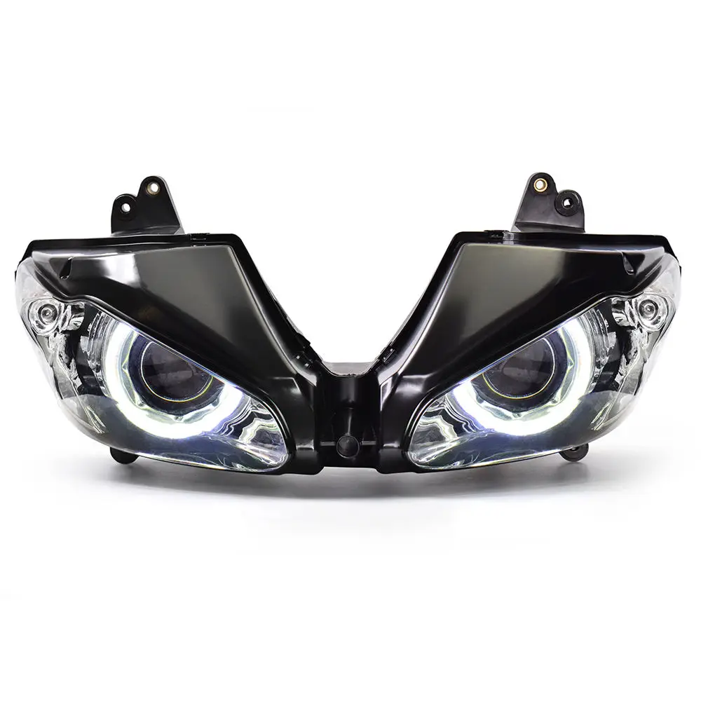 Without Demon Eye Одежда с «Hello Kitty» светодиодная фара в сборе для Triumph Daytona 675 675R 2009-2012 - Цвет: Without Demon Eye