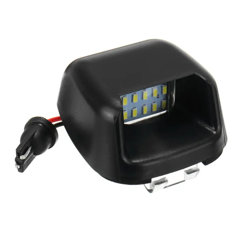 Для D40 2004-2018 Navara 2 шт. 18 Frontier Nissan Light LED белый номерной знак пара светодиодных