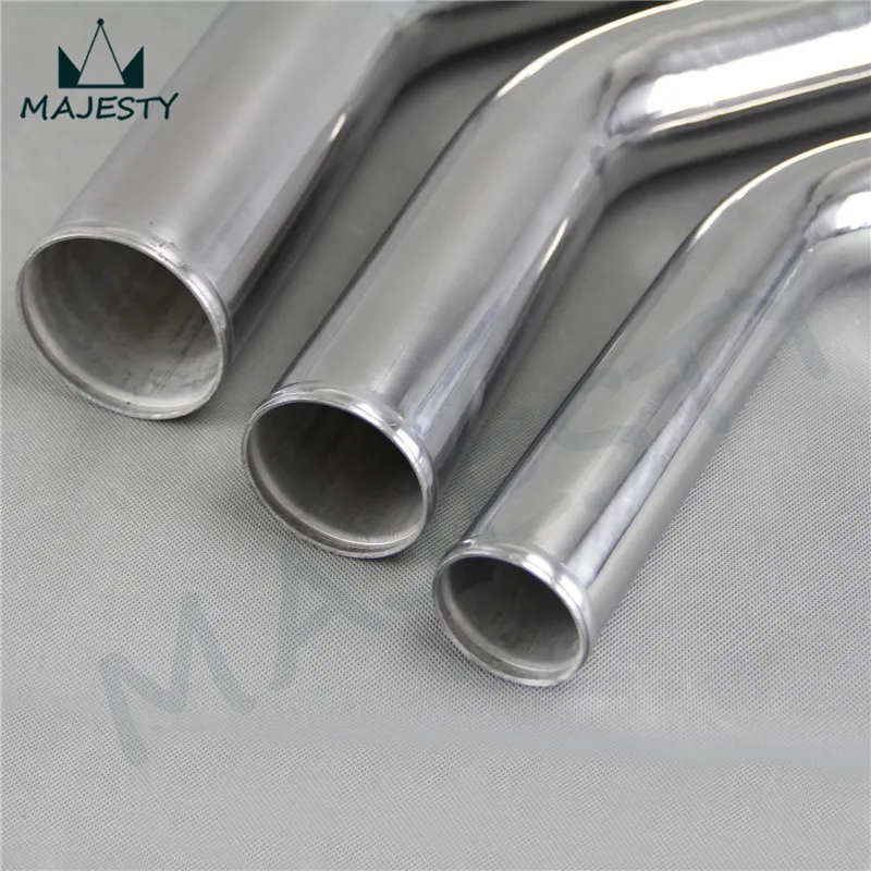 60mm 2 3/8&quot inch 45 Degree Aluminum Turbo Intercooler Pipe Piping Tubing Length 300mm | Engine